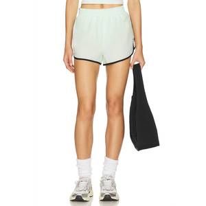 NEW P.E. NATION preset short in hint of mint & optic white